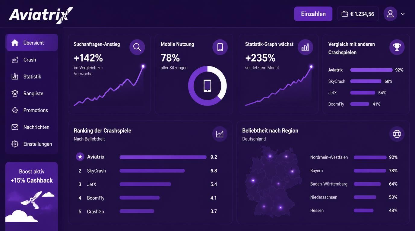 Statistische Entwicklung, Ranking und Nutzung im Vergleich